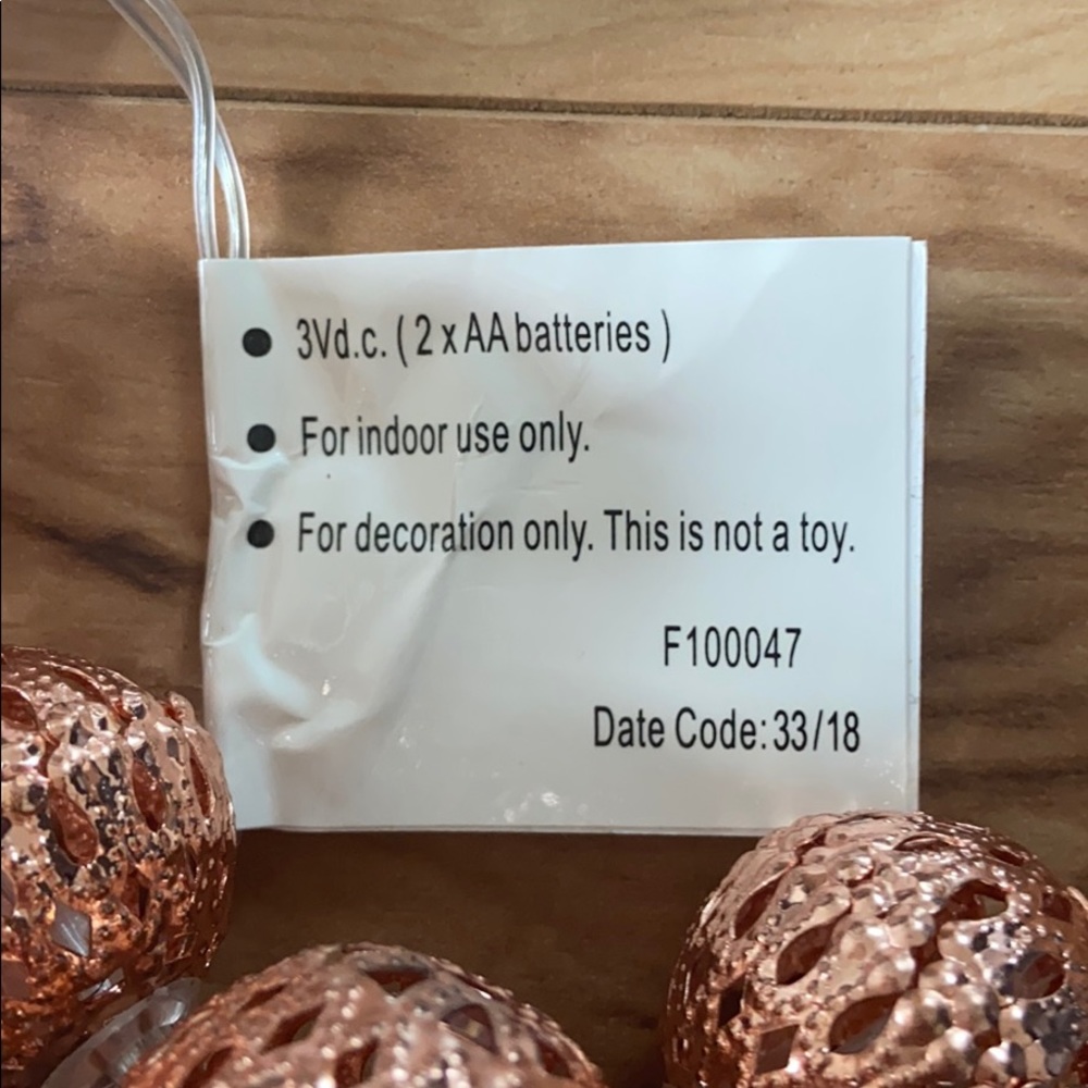 Anko LED Metal Balls string lights - Picture 10 of 15